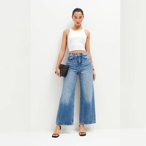 Reformation Cary Slouchy Wide leg cropped pants